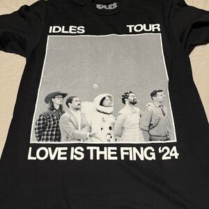 Idles Tour Love Is The Fing 24’ Official Mech T Shirt Size Medium